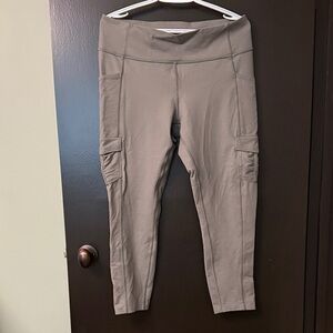 Taupe /light grayCargo Leggings